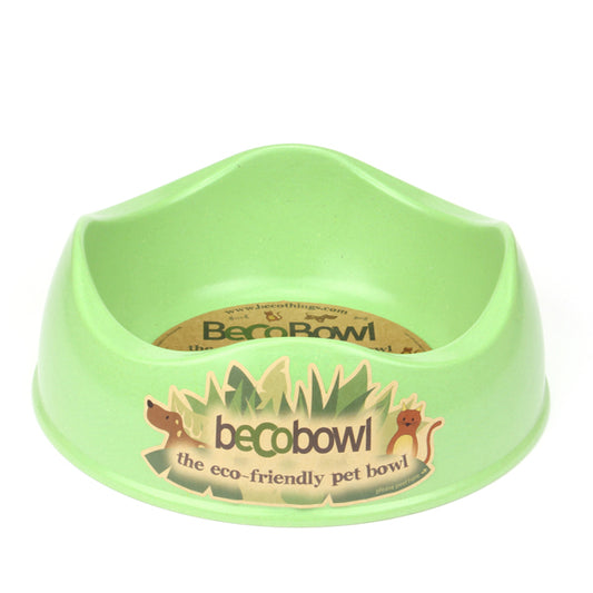 beco pets becobowl the eco-friendly pet bowl grøn